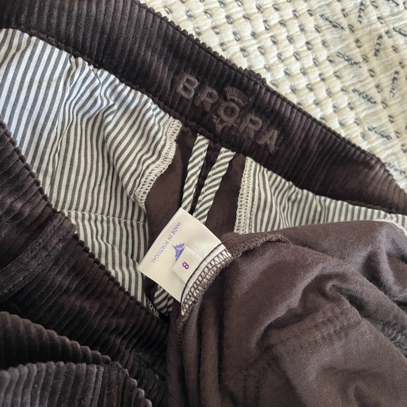 Brora Organic Corduroy Wide Leg Trousers - Picture 7 of 8